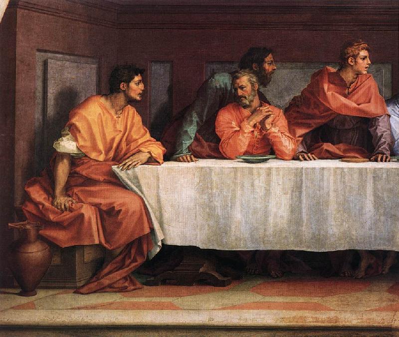 Andrea del Sarto The Last Supper (detail)  ii Sweden oil painting art